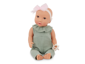  Panenka 35 cm v overalu s čelenkou