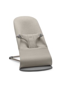 BABYBJORN Babybjorn lehátko Bliss Sand Grey 3D Jersey