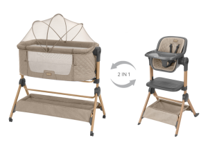  Postýlka a židlička 2v1 Sleat Me Beige