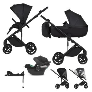 ANEX ANEX Kočárek kombinovaný Eli Midnight + CYBEX Aton B2 i-Size + základna