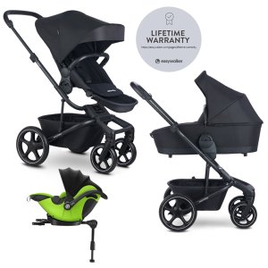 EASYWALKER EASYWALKER Kočárek kombinovaný Harvey⁵ 2v1 Midnight Black LITE RWS +KIDDY Evoluna i-size 2,základna