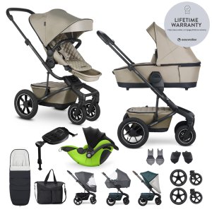 EASYWALKER EASYWALKER Kočárek kombinovaný Harvey⁵ Premium Pearl Taupe XXL AIR + KIDDY Evoluna i-size 2