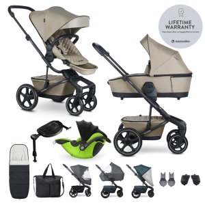 EASYWALKER EASYWALKER Kočárek kombinovaný Harvey⁵ Premium Pearl Taupe XXL RWS + KIDDY Evoluna i-size 2