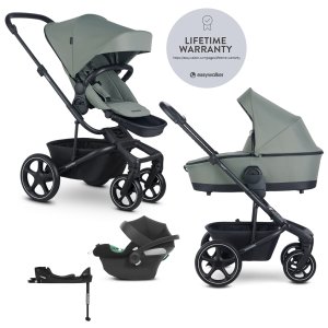 EASYWALKER EASYWALKER SET Kočárek 4v1 Harvey⁵ Agave Green LITE RWS + CYBEX Aton B2 i-Size+základna