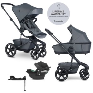 EASYWALKER EASYWALKER SET Kočárek 4v1 Harvey⁵ Premium 2v1 Mineral Grey LITE RWS + CYBEX Aton B2 i-Size + základ