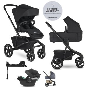 EASYWALKER EASYWALKER SET Kočárek 4v1 Jimmey Pepper Black LITE RWS + CYBEX Aton B2 i-Size