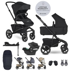 EASYWALKER EASYWALKER SET Kočárek 4v1 Jimmey Pepper Black XXL RWS + CYBEX Aton B2 i-Size