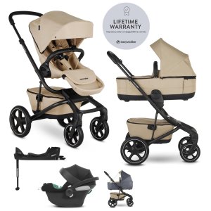 EASYWALKER EASYWALKER SET Kočárek 4v1 Jimmey Sand Taupe LITE RWS + CYBEX Aton B2 i-Size