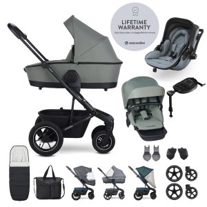 EASYWALKER EASYWALKER Set XXL Harvey5 Air Agave Green + KIDDY Evoluna i-size 2 + základna