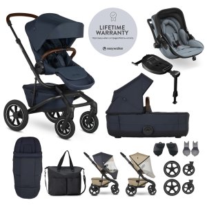 EASYWALKER EASYWALKER Set XXL kočárek Jimmey Air Indigo Blue + KIDDY Evoluna i-size 2