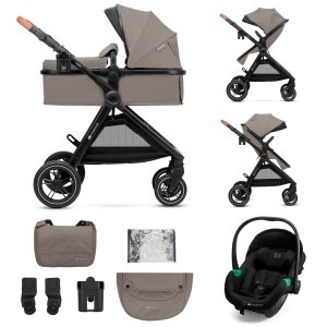KINDERKRAFT KINDERKRAFT Kočárek kombinovaný 3v1 Esme Pro Sand Beige