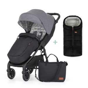 PETITEMARS PETITE&MARS Kočárek sportovní Royal2 Black Ultimate Grey + PETITE&MARS fusak Jibot ZDARMA