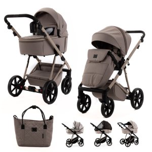 ADAMEX ADAMEX Kočárek kombinovaný Delta Natura Cappuccino