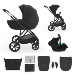 KINDERKRAFT KINDERKRAFT Kočárek kombinovaný 3v1 Prime 3 Venezian Black
