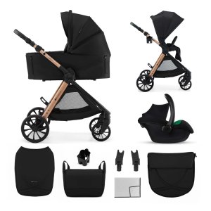 KINDERKRAFT KINDERKRAFT Kočárek kombinovaný Vesto 2 3v1 Black