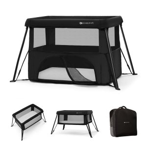 KINDERKRAFT Postýlka cestovní Cami Black