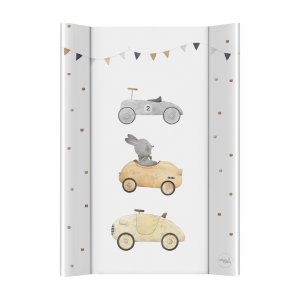CEBA CEBA BABY Podložka přebalovací 2-hranná měkká (50x70) Basic Bunny Driver