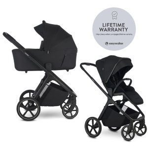 EASYWALKER EASYWALKER Kočárek kombinovaný Zoey Go Pure Black