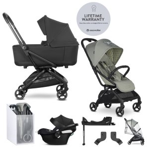EASYWALKER EASYWALKER SET Kočárek kombinovaný 4v1 Rockey S Peanuts Iconic + CYBEX Aton B2 i-Size + základna