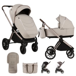 ADAMEX ADAMEX Kočárek kombinovaný Bianco 9 Champagne Beige