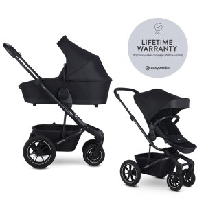 EASYWALKER EASYWALKER Kočárek kombinovaný Harvey⁵ 2v1 Midnight Black LITE AIR