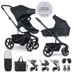 EASYWALKER EASYWALKER Kočárek kombinovaný Harvey⁵ Midnight Black XXL RWS
