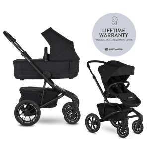 EASYWALKER EASYWALKER Kočárek kombinovaný Jimmey 2v1 Pepper Black LITE AIR
