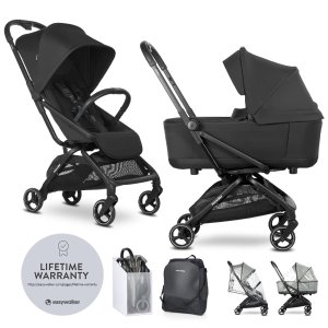 EASYWALKER EASYWALKER Kočárek kombinovaný Rockey S Pure Black