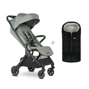 EASYWALKER EASYWALKER Kočárek sportovní Jackey2 Agave Green + PETITE&MARS fusak Jibot ZDARMA