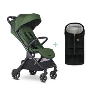 EASYWALKER EASYWALKER Kočárek sportovní Jackey2 Deep Green + PETITE&MARS fusak Jibot ZDARMA