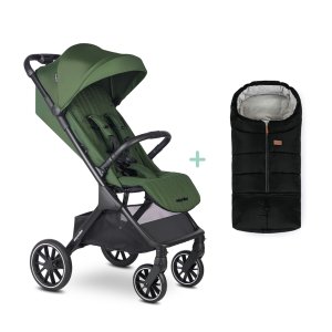 EASYWALKER EASYWALKER Kočárek sportovní Jackey2 XL Deep Green + PETITE&MARS fusak Jibot ZDARMA