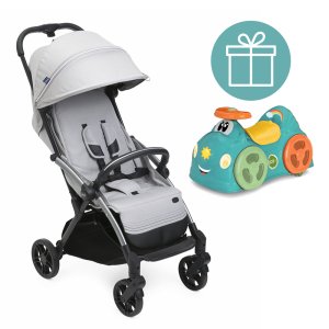 CHICCO CHICCO Kočárek sportovní Goody Xplus - Pearl Grey + odrážedlo Chicco All around ZDARMA