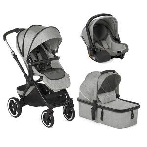 JANE JANÉ Kočárek kombinovaný Crosslight + korba Micro Pro + autosedačka Koos i-size Dim Grey