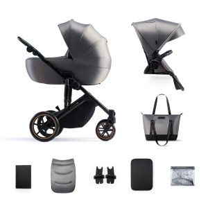 KINDERKRAFT KINDERKRAFT Kočárek kombinovaný 2v1 Prime 2 Grey