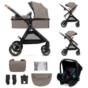KINDERKRAFT KINDERKRAFT Kočárek kombinovaný 3v1 Esme Sand Beige